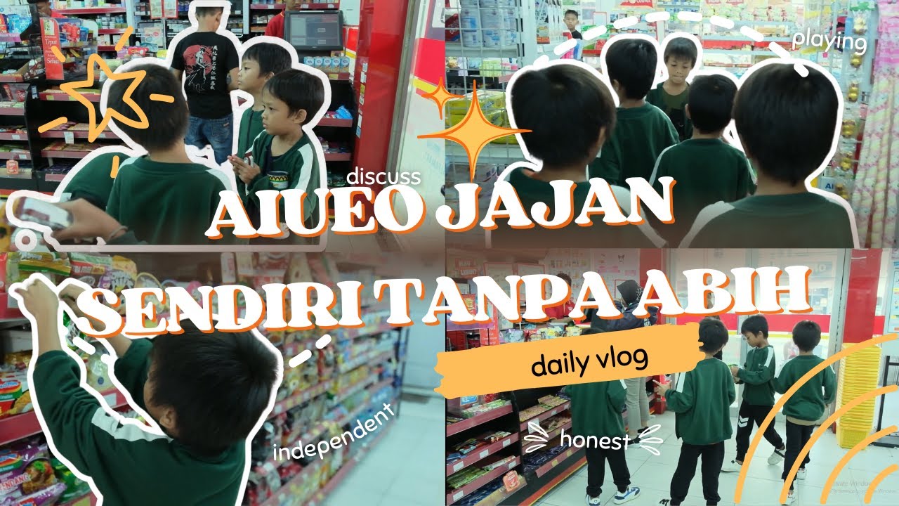 AIUEO DIKASIH KEPERCAYAAN SAMA ABIH BUAT JAJAN SENDIRI! | DAILY VLOG