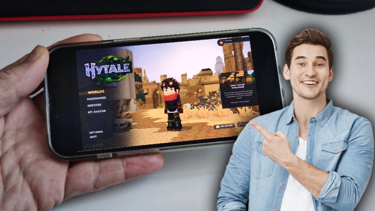 Hytale iOS Android!! (how to get & play)
