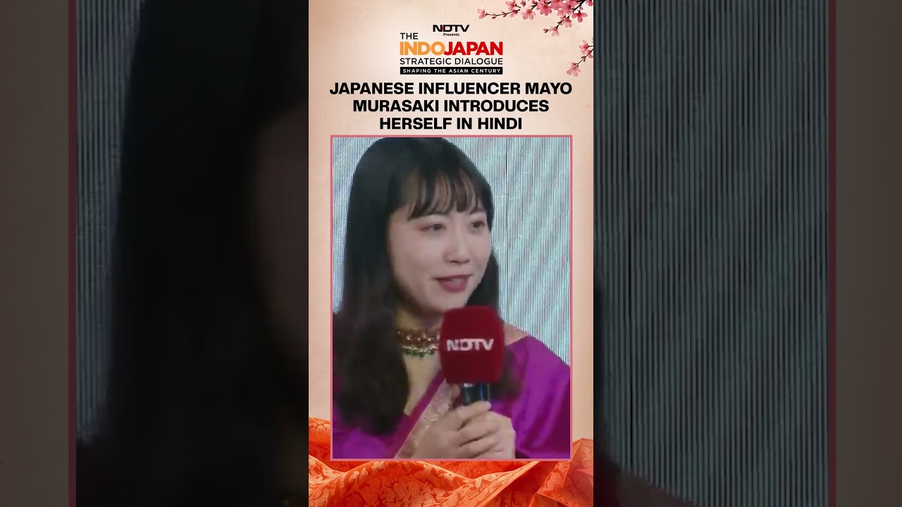 Japanese Influencer Speaks Fluent Hindi At Indo-Japan Strategic Dialogue | Mayo Murasaki Wins Hearts