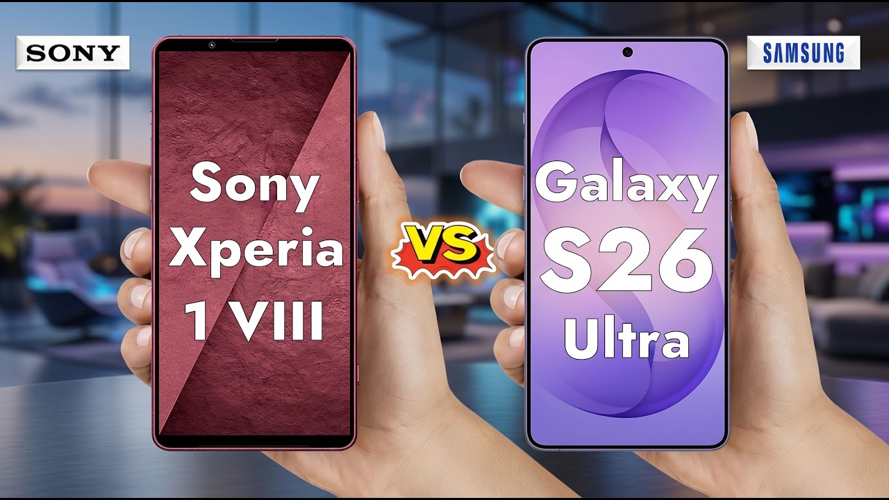 Sony Xperia 1 VIII Vs Samsung Galaxy S26 Ultra  || Full  Comparison ⚡