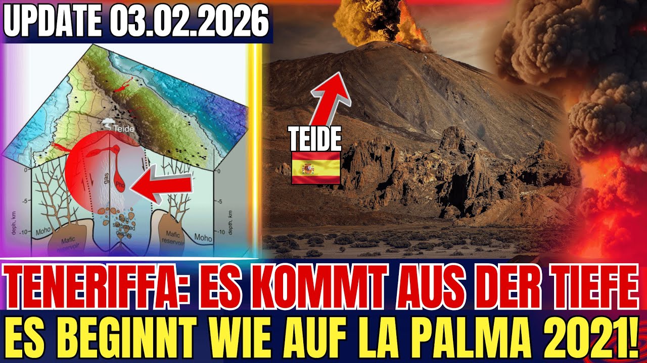 TEIDE Teneriffa: Vulkan vor dem Ausbruch? - ERDBEBEN zeigen es wie damals