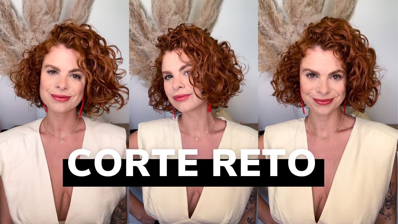 Prós e contras do corte reto em cabelo ondulado/cacheado