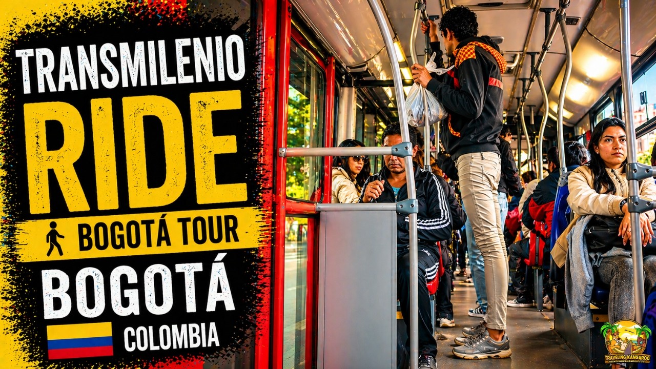 TransMilenio Ride Bogot&aacute; Colombia | 4K Public Transit Experience 🇨🇴
