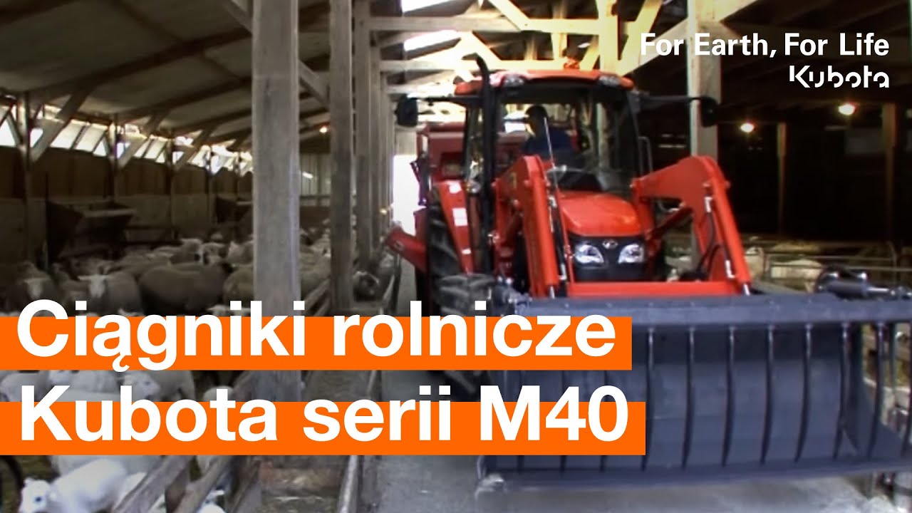 Prezentacja ciągnik&oacute;w rolniczych Kubota serii M40