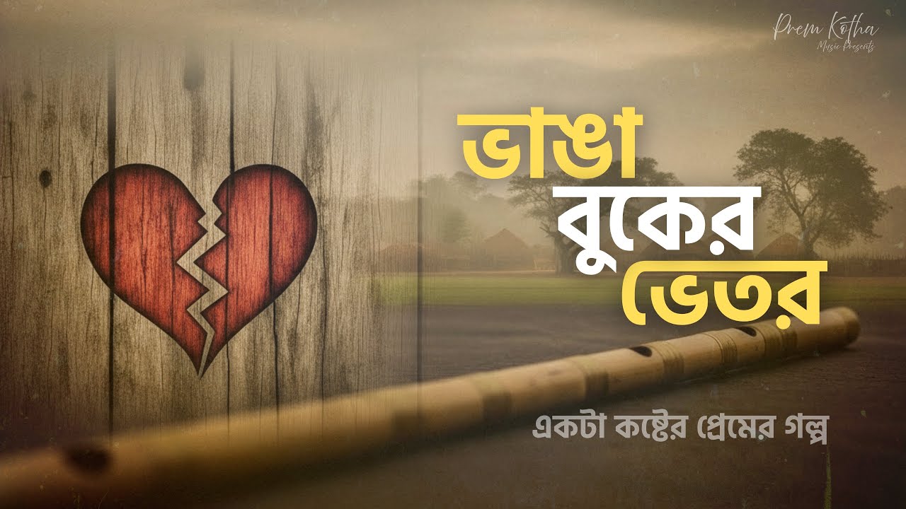 ভাঙা বুকের ভেতর | Heartbreaking Bengali Folk Duet | Sad Flute Song 2026