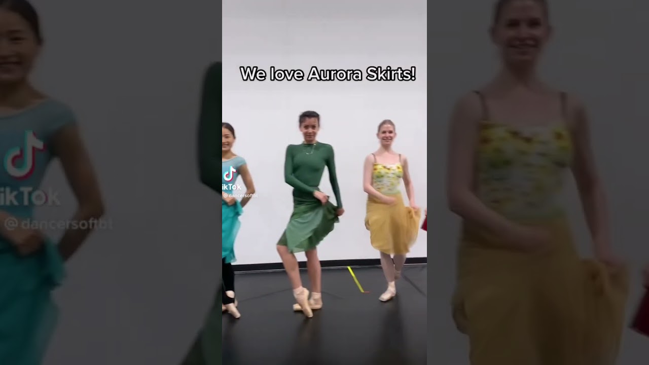 A rainbow of ballet skirts!