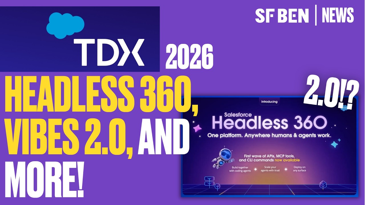 Salesforce представляет Headless 360 + Vibes 2.0 и многое другое!