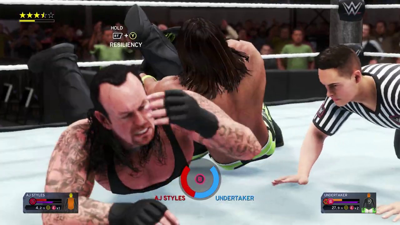 WWE WrestleMania 36: AJ Styles vs The Undertaker (WWE 2K20)