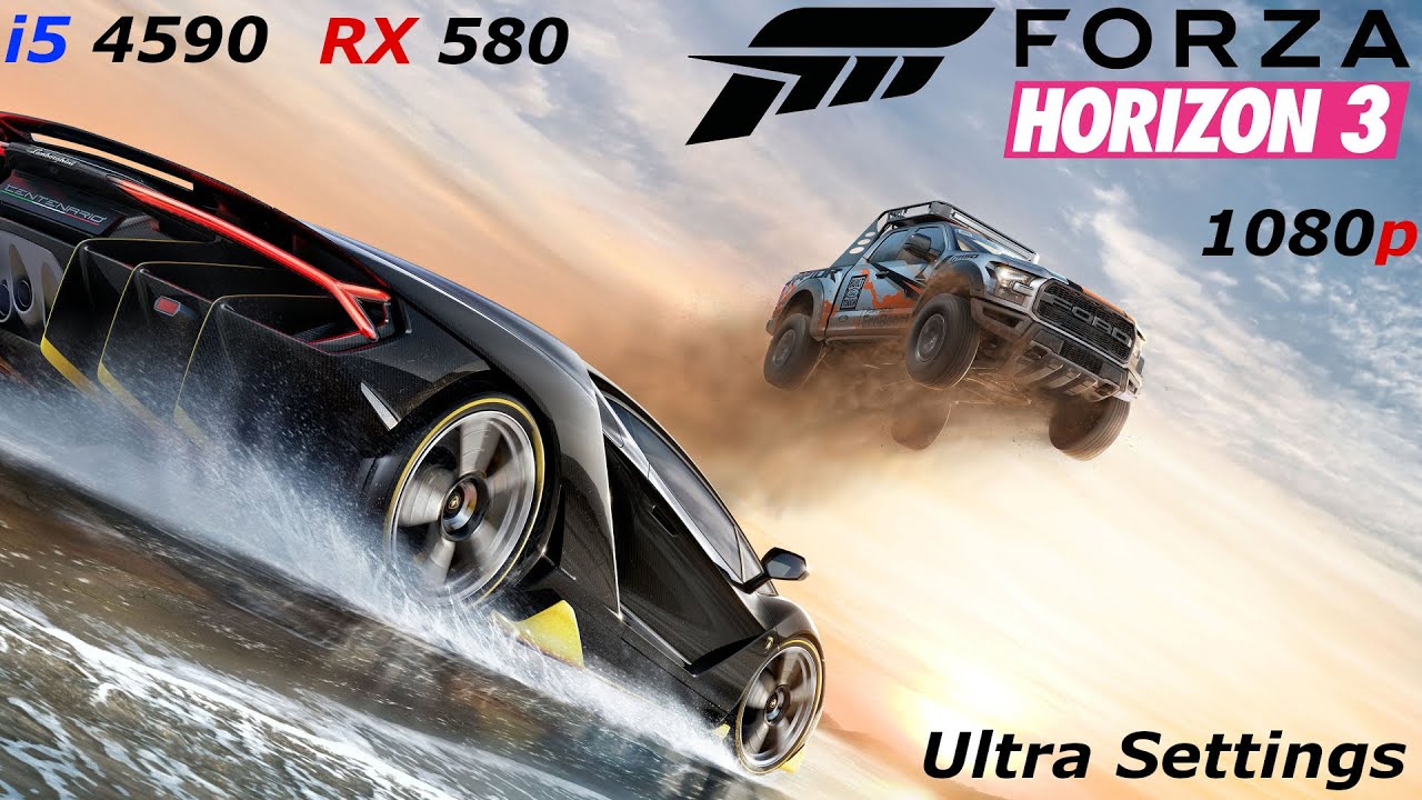 Forza Horizon 3 - i5 4590 + RX 580 8GB + 16GB RAM