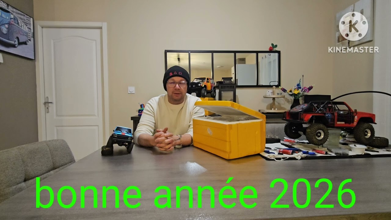 Rc crawler scale bonne année 2026 à tous encore merci à vous de me suivre. 