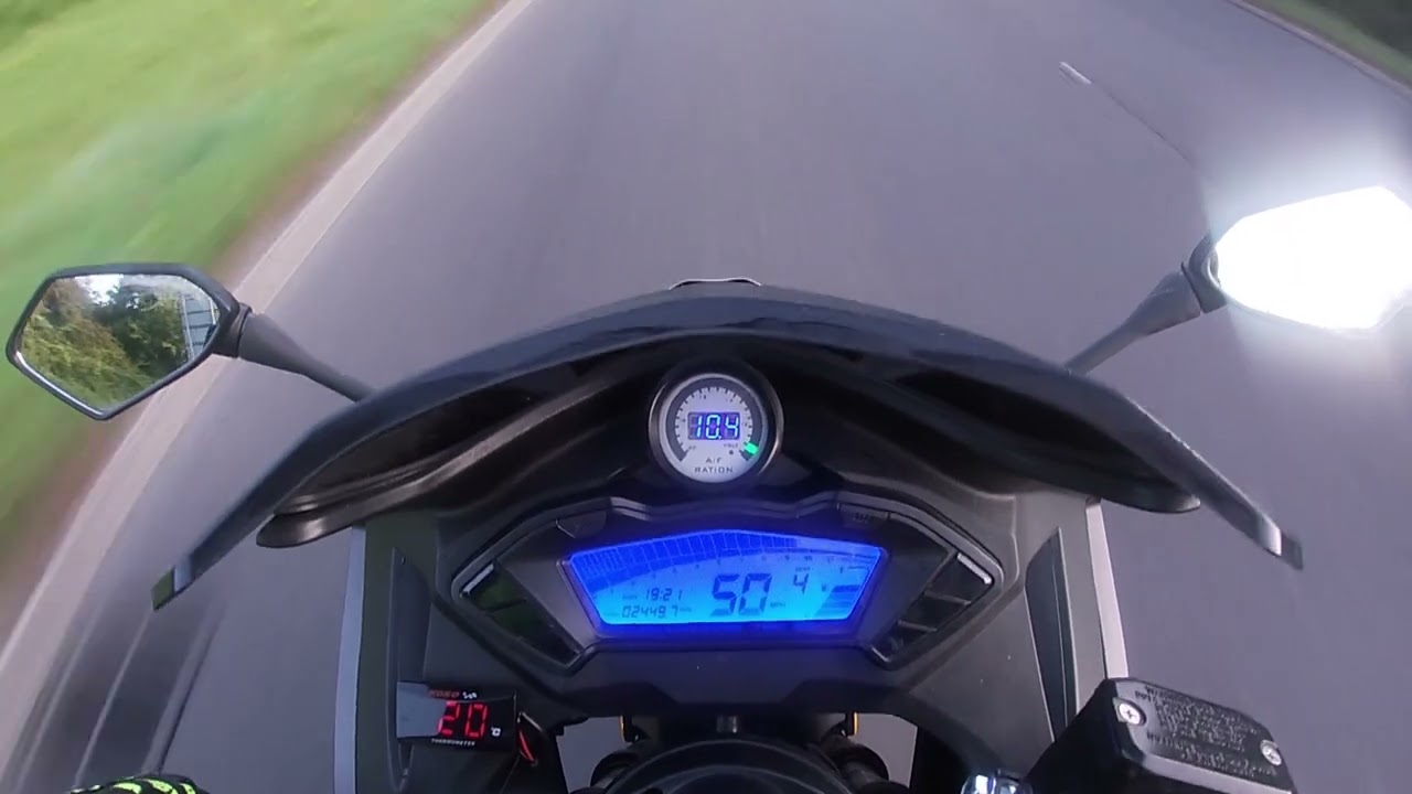 Remapped Lexmoto LXS 12k rpm limiter