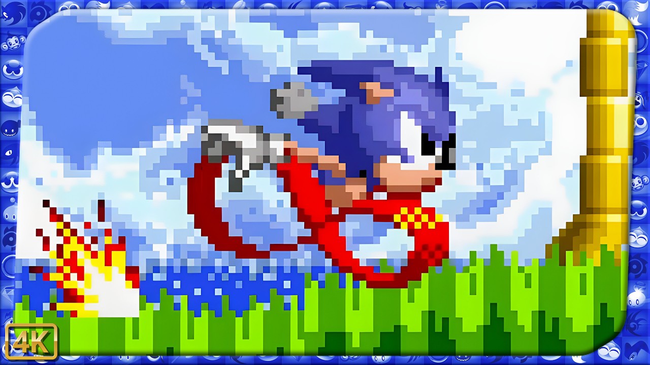 Sonic Megamix 4.0b ⁴ᴷ Full Playthrough 100% (Sonic gameplay)