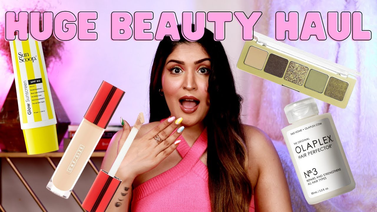 Huge Skincare, Makeup & Haircare Haul | Shreya Jain