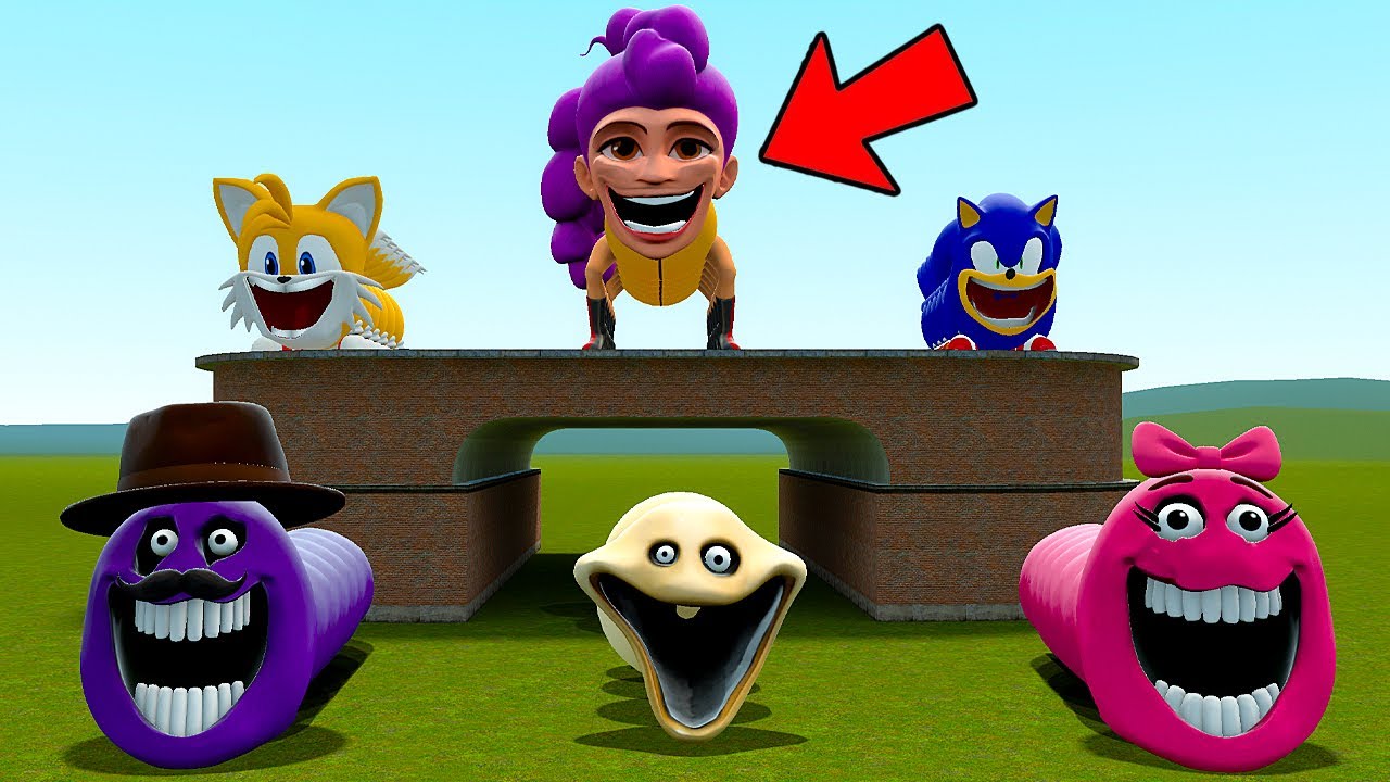 I FOUND ALL NEW ROBLOX HUNGRY WORM & MUNANTS WORM in Garry's Mod!