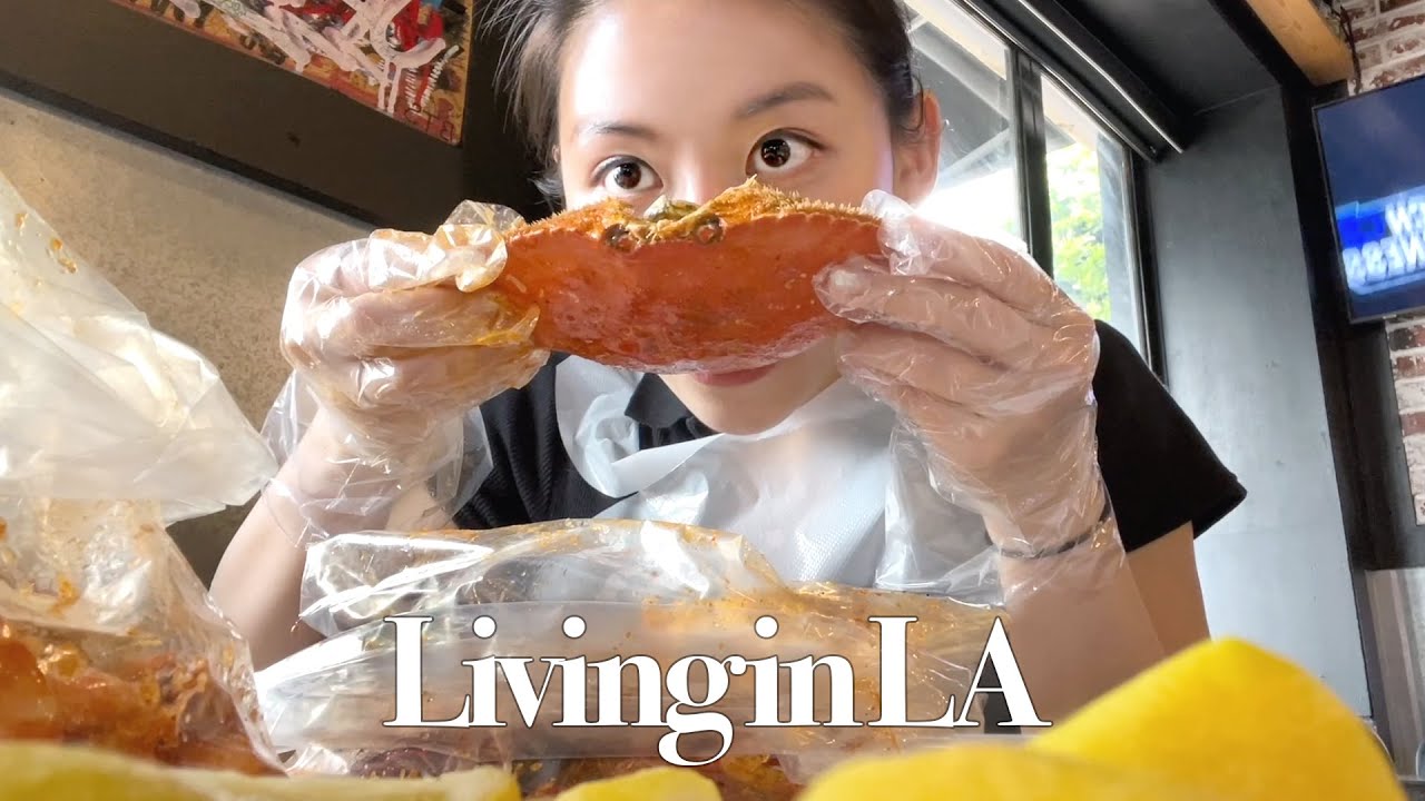 미국살이vlog🇺🇸 간만에 외식 🦀 완벽 적응한 고양이들 🐈
