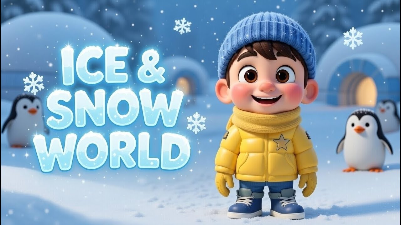 Ice & Snow World ❄️🐧 | Winter Fun Song for Kids | Cocochubby Adventures | CocoChubbyTV