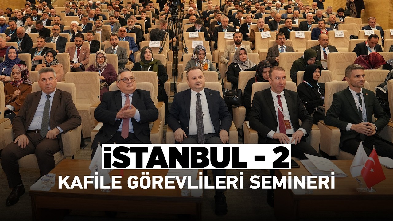 Kafile Görevlileri Semineri’nin 11.’si İstanbul’da Başladı. #hajj #diyanet #umre