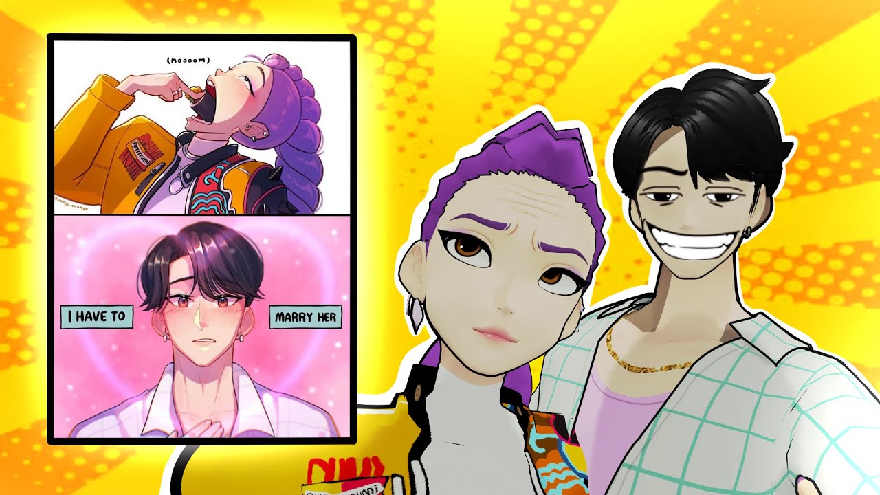 RUMI e JINU ficaram CHOCADOS com essas IMAGENS! | KPOP DEMON HUNTERS VR