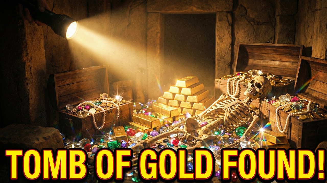 Breaking Into a 3,000-Year Pharaoh Tomb Holding Five Tons of Gold#treasure hunter