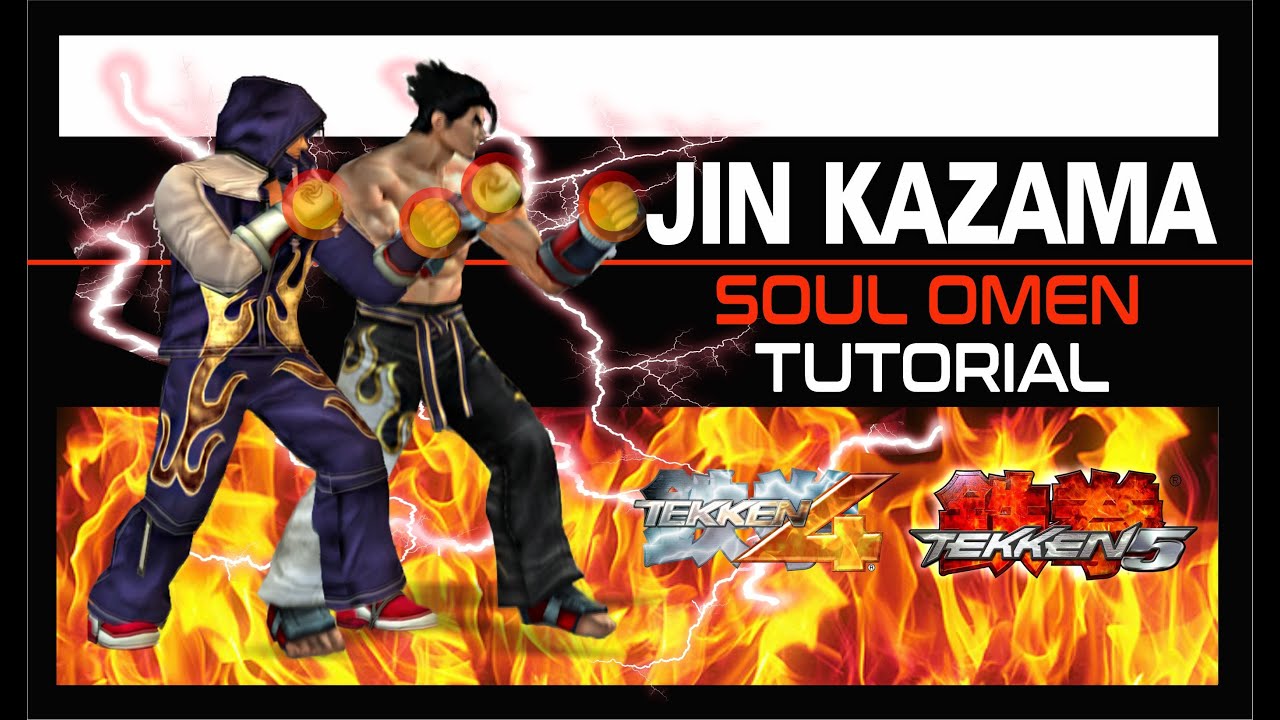 Jin Kazama Soul Omen - Power Stance Tutorial Part 1 - Tekken 4 / Tekken 5 #viralvideo #tekken5 #fyp