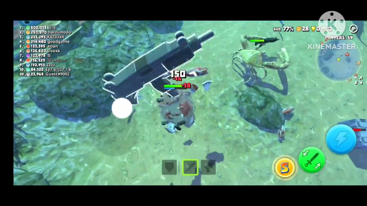 King of Crabs! Gameplay Walkthrough Part 1! Intro and Battle Royale!