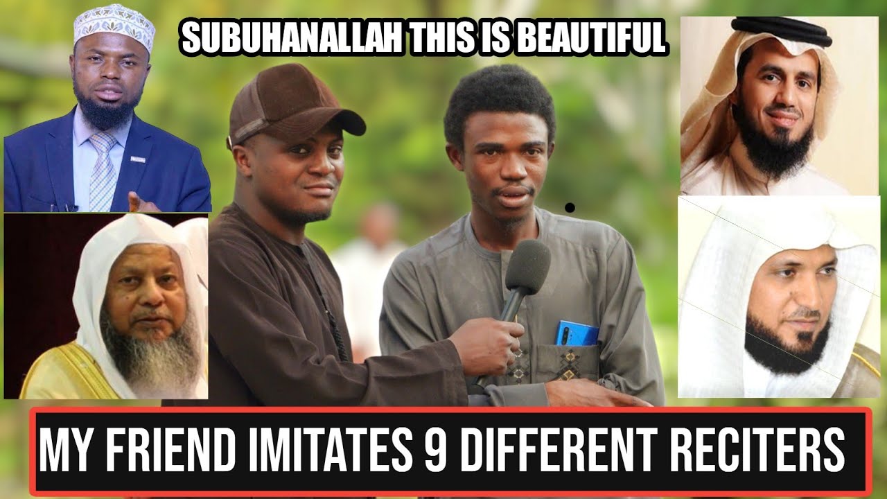 Listen to my friend recite the Quran with 9 different voices @Abu_Ukasha_Mundhir