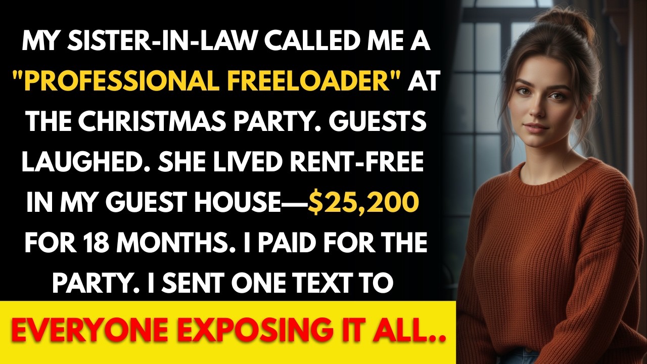 At the Christmas PARTY, My Sister-in-law HUMILIATED Me In Front Of All The GUESTS And Called Me...