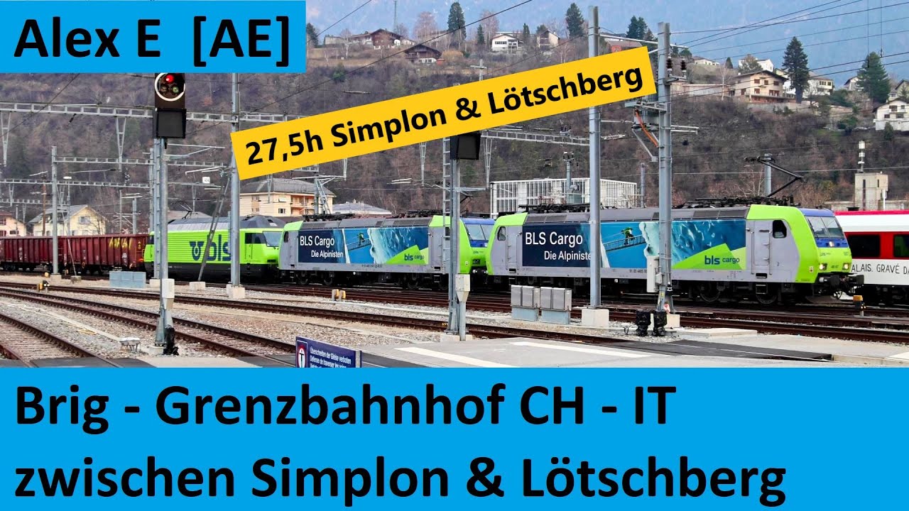 Brig - Grenzbahnhof zwischen Simplon und Lötschberg  |  Alex E