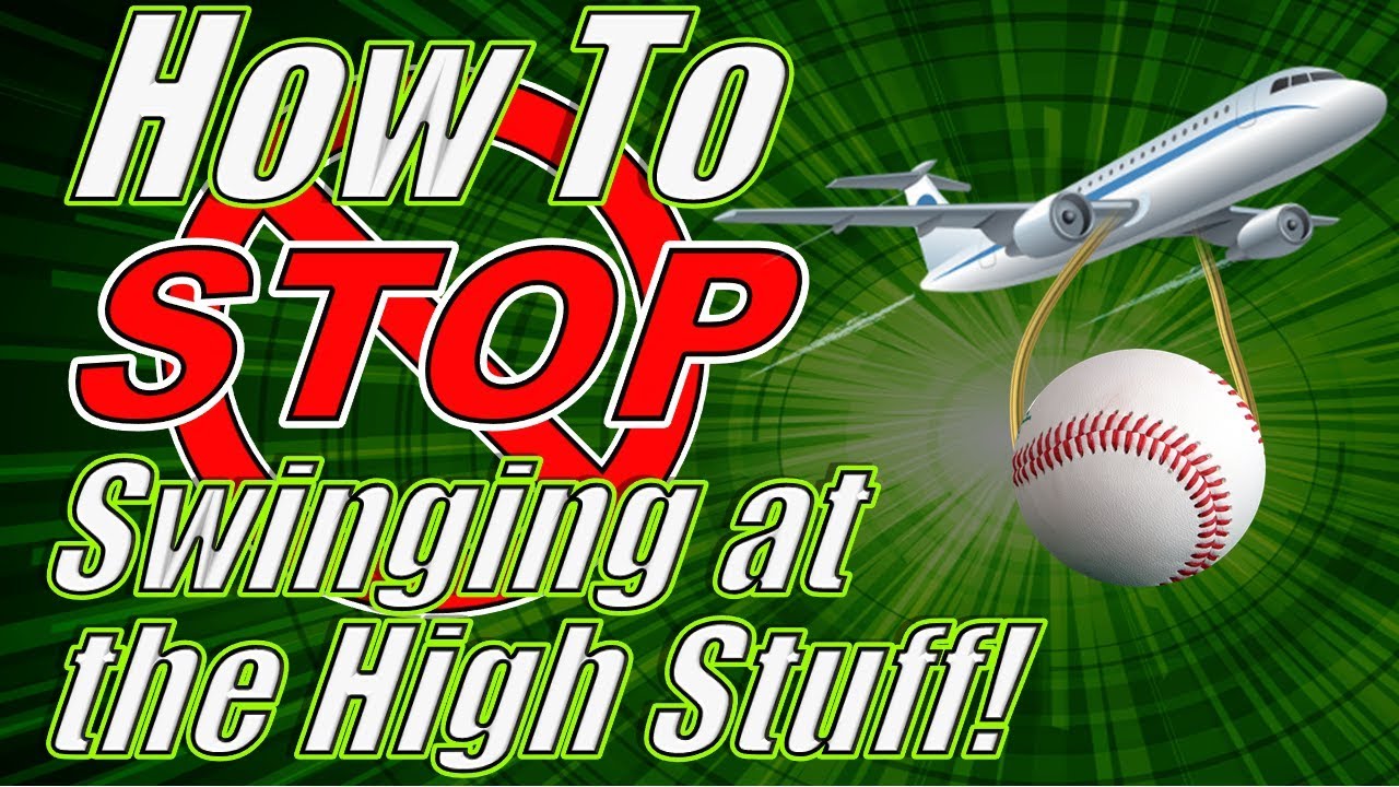How to stop swinging at the high stuff [2 hitting drills]