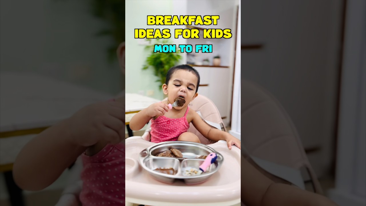 What My Toddler Eats for Breakfast (Weekly Plan) 🥝 #shorts