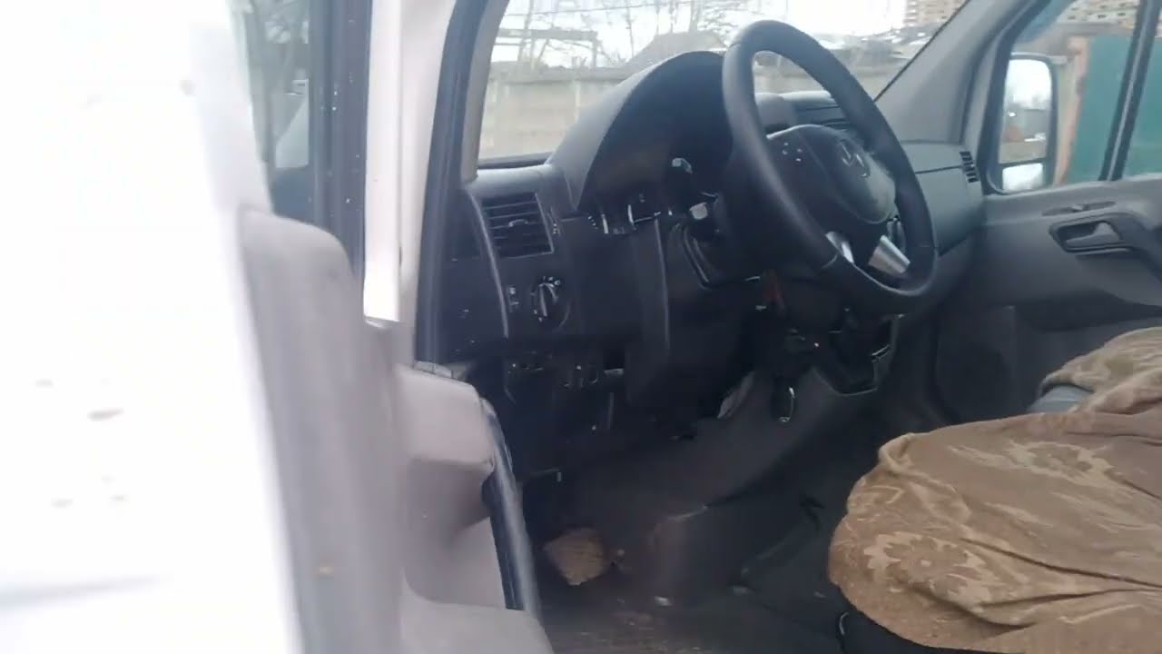V8 дизель в w906 Sprinter ом629 на 7g-tronic 722.9, доделали, отдали клиенту, всё ок...