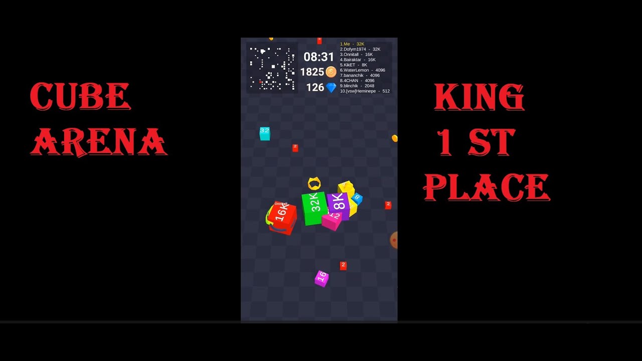 Cube Arena:2048. A magic and strategy gameplay. ( @denidhina ) #cube #arena