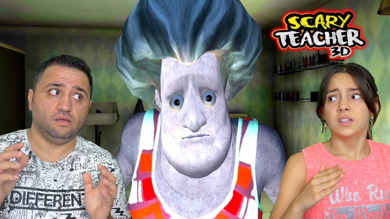 SCARY TEACHER 3D DELİ ÖĞRETMENİN GİZLİ ODASI HEYKEL OLDU