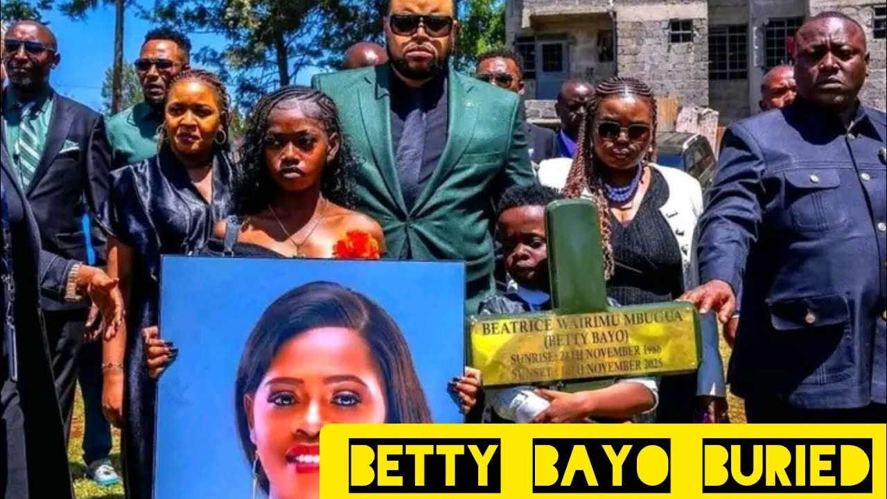 Betty Bayo's casket refused to go down 