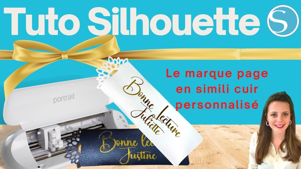 J.7 Quotidiennes de Noël de Silhouette | Le cadeau lecteur / lectrice l |Tuto Portrait Cameo |
