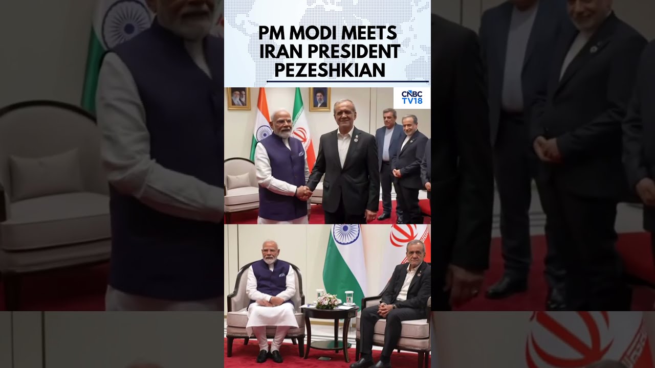 PM Modi Meets Iran President Pezeshkian In Bishkek | India-Iran Bilateral Talks | SCO Summit | N18G