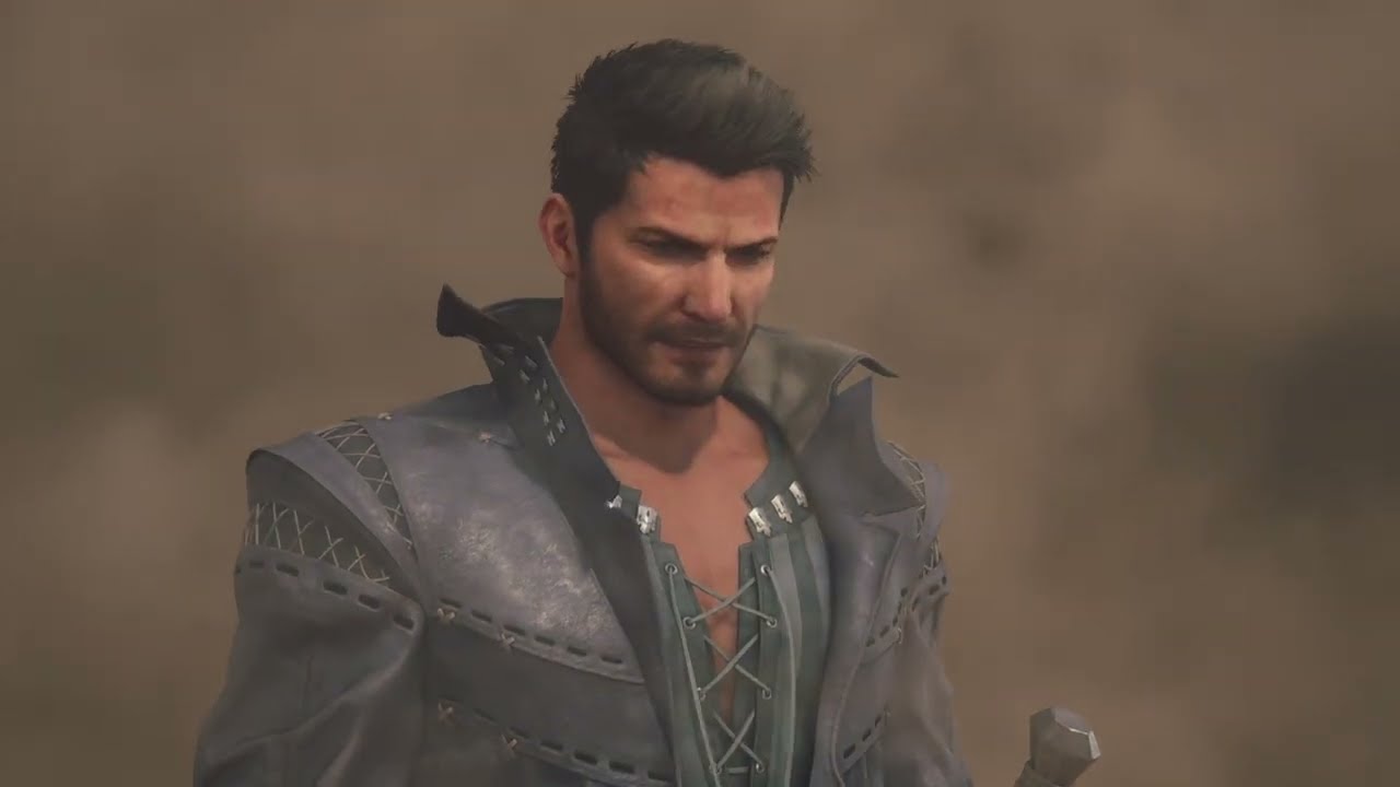 Cid Introduction Scene - Cidolfus Telamon Appearing From Thunder | Final Fantasy 16