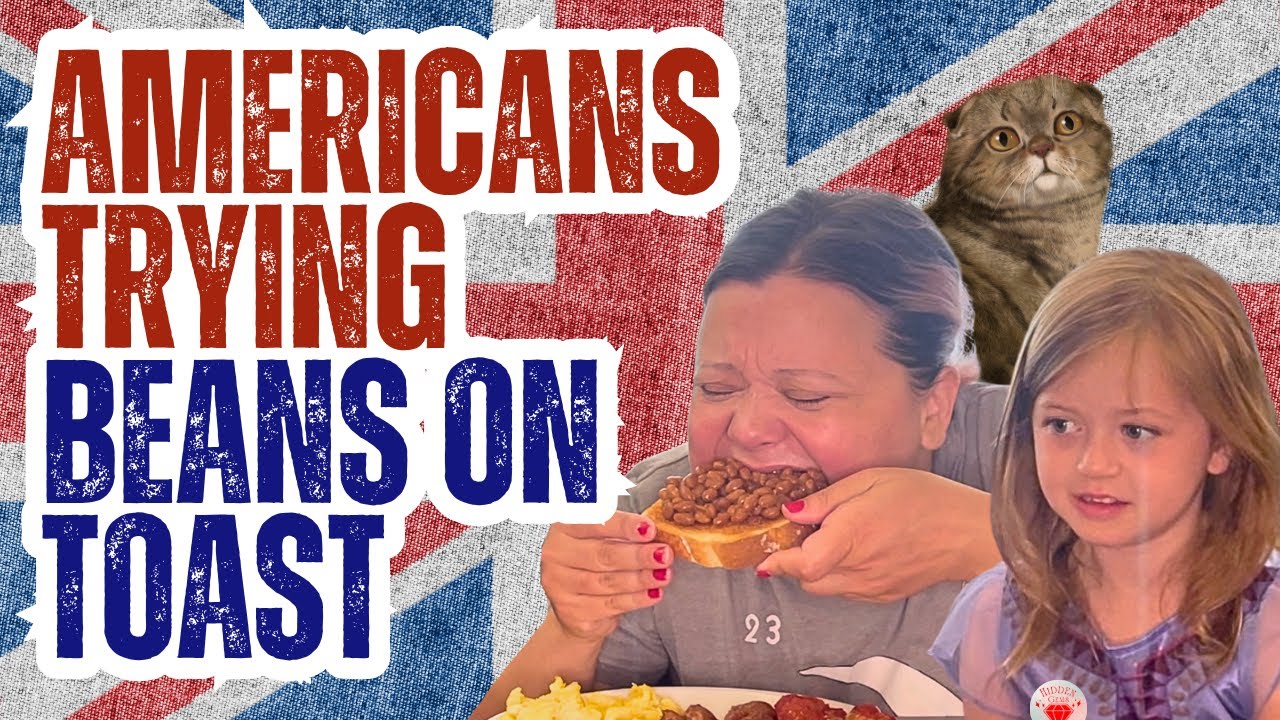 Americans Try A British Breakfast For The First Time – Vegetarian Style!