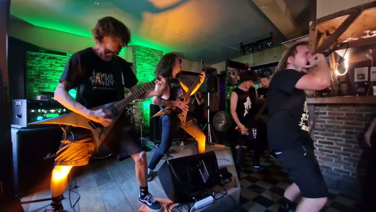 Death Fury performing Fire Unleashed live at JH De Beepee (Bierpompe) Wervik on 14 August 2025