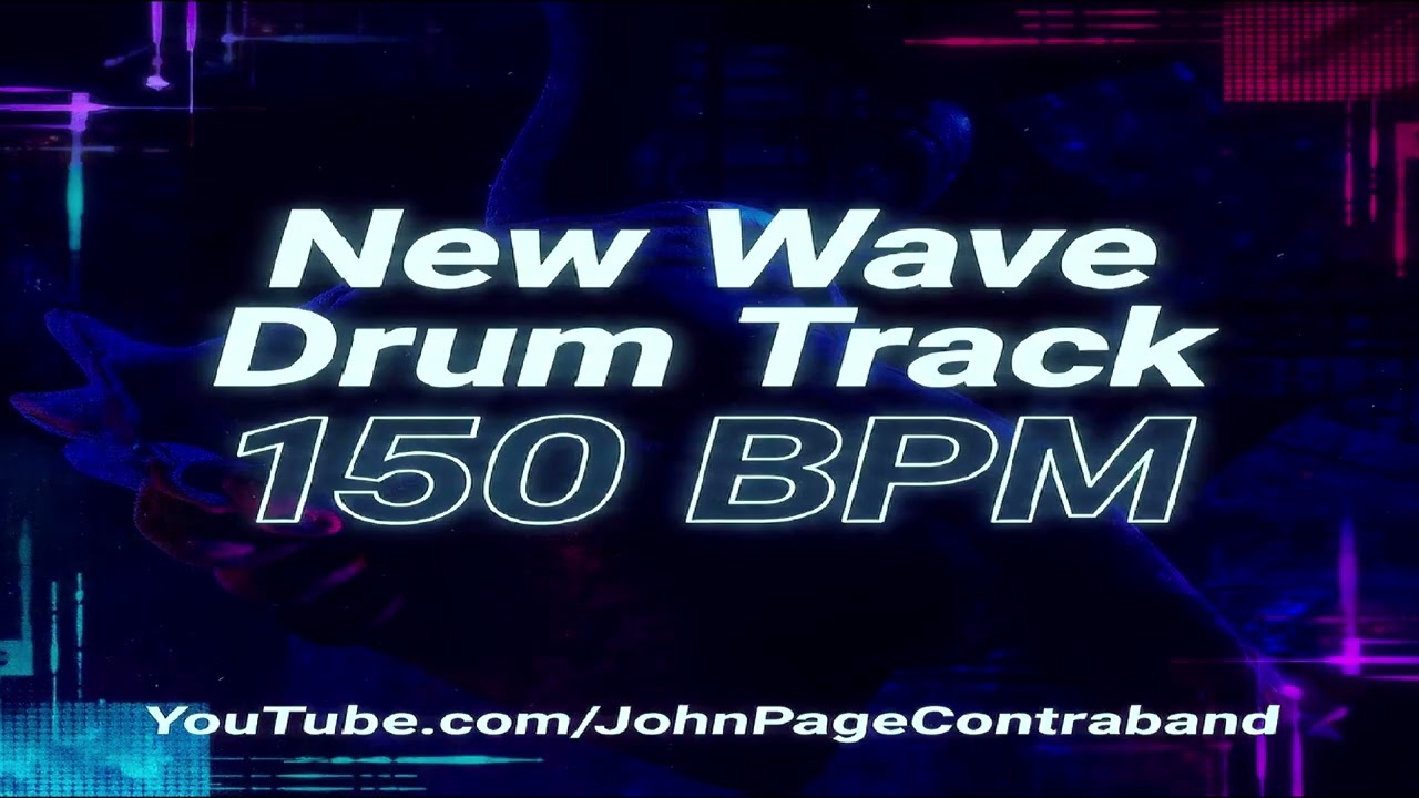 New Wave Drum Track 150 BPM Free Beat Syth Dark Wave Pop 80s