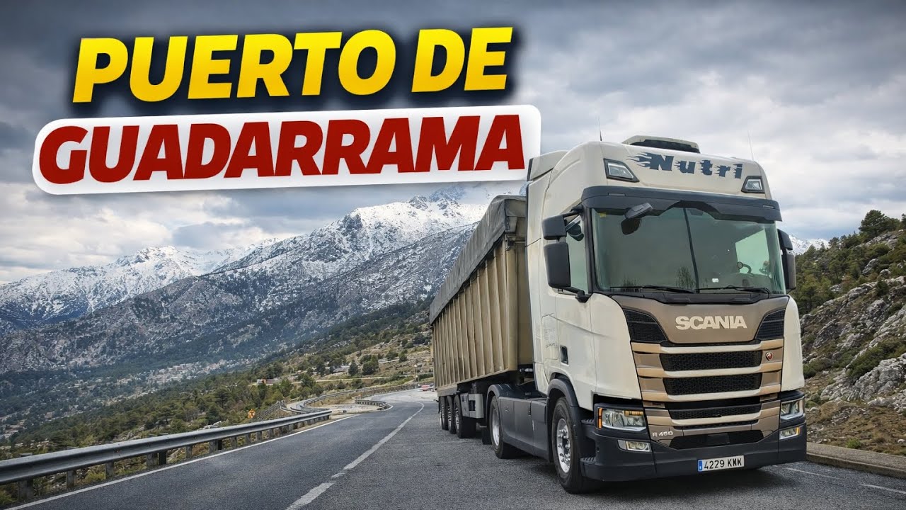 Conducción en el puerto de Guadarrama 