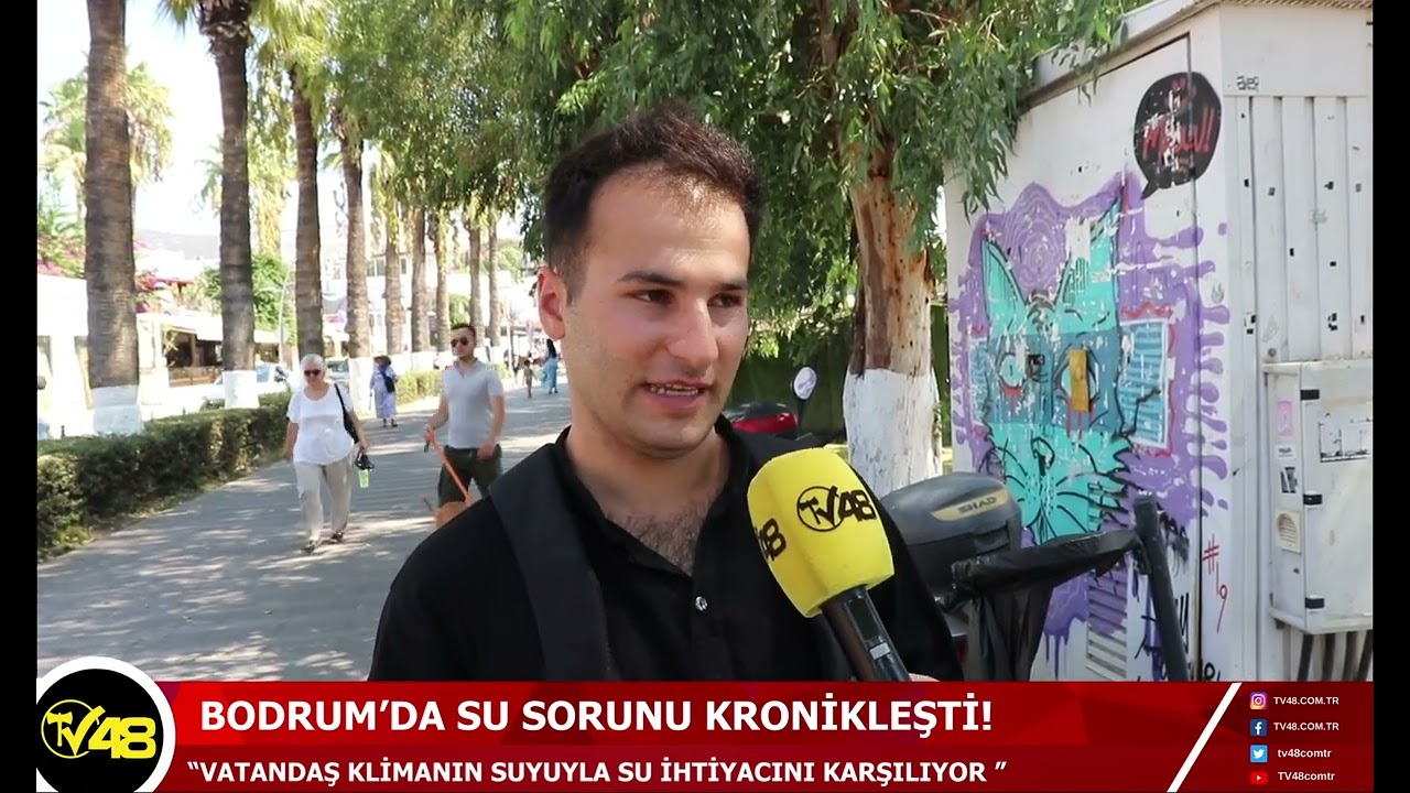 BODRUM&rsquo;DA SU SORUNU KRONİKLEŞTİ!