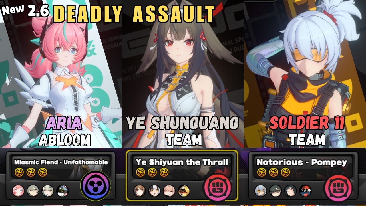 New Aria Deadly Assault Ye Shunguang Soldier 11 | Zenless Zone Zero v2.6