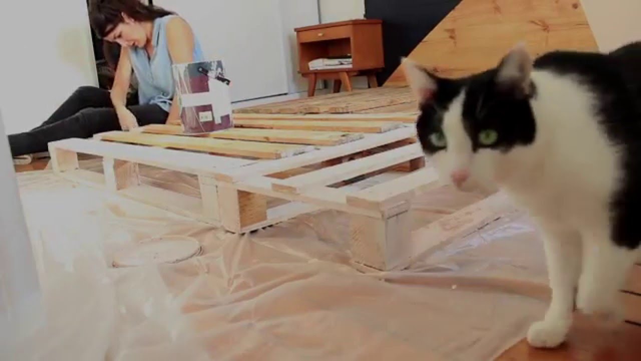 Tuto : un sommier en palettes pour mon matelas Bruno
