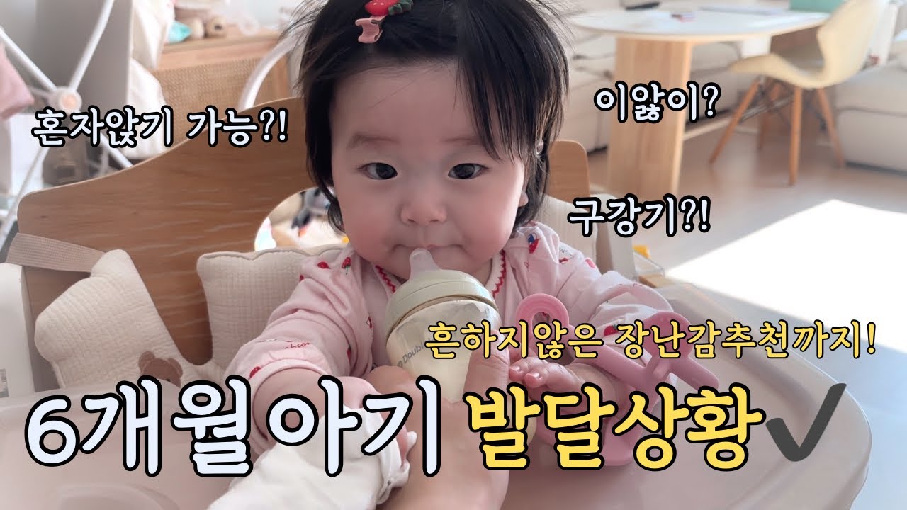 6개월 아기 발달 상황 + 장난감 추천 │ 이 시기 놓치면 아쉬워요