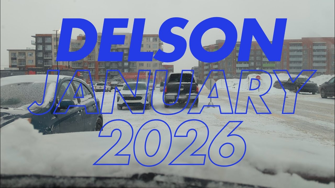 Take a relaxing winter drive through Delson and Candiac