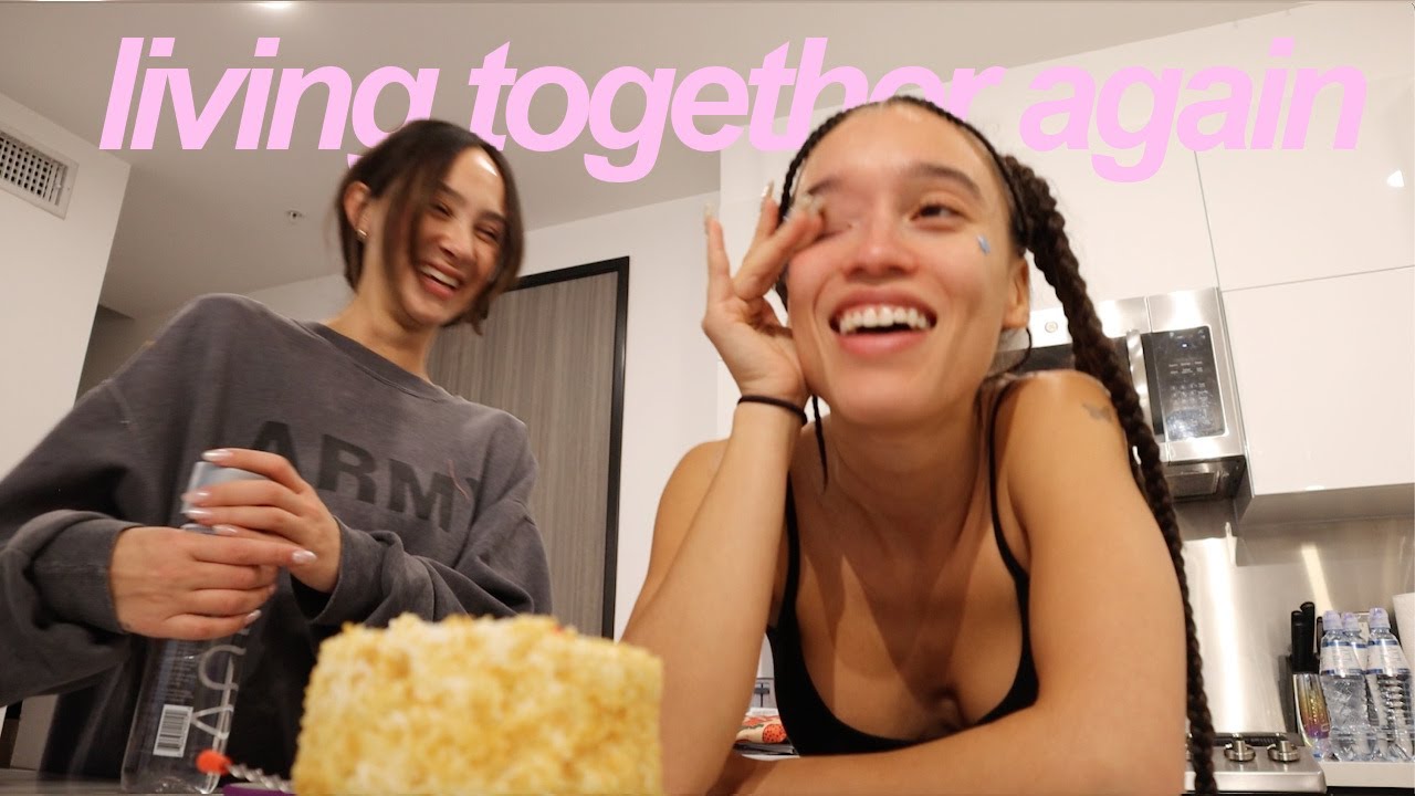 she moved in! (basically living together again)