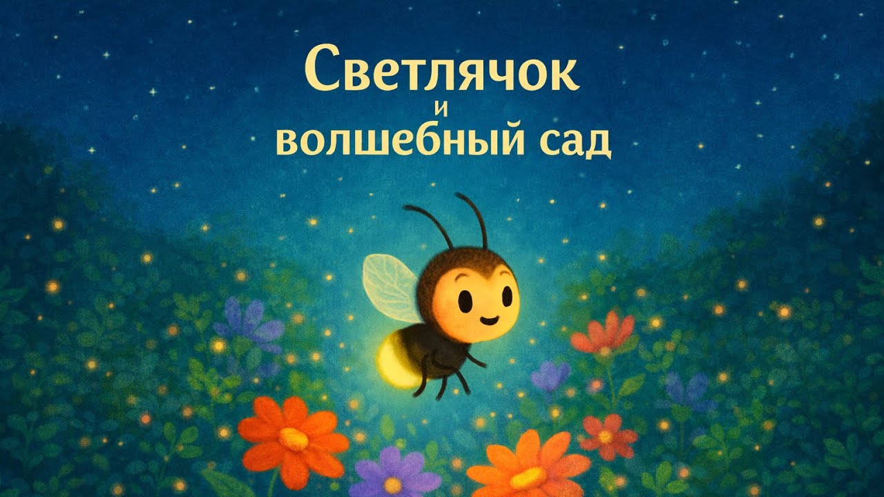 Светлячок и волшебный сад | Сказки на русском | Аудиосказки для детей | Kazkify
