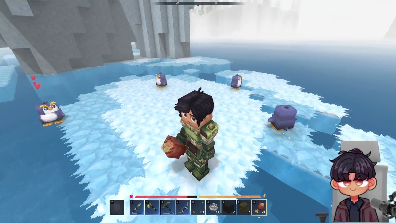 Hytale - Explorando un ecosistema gélido en busca de tesoros #4 ❄️🏔️