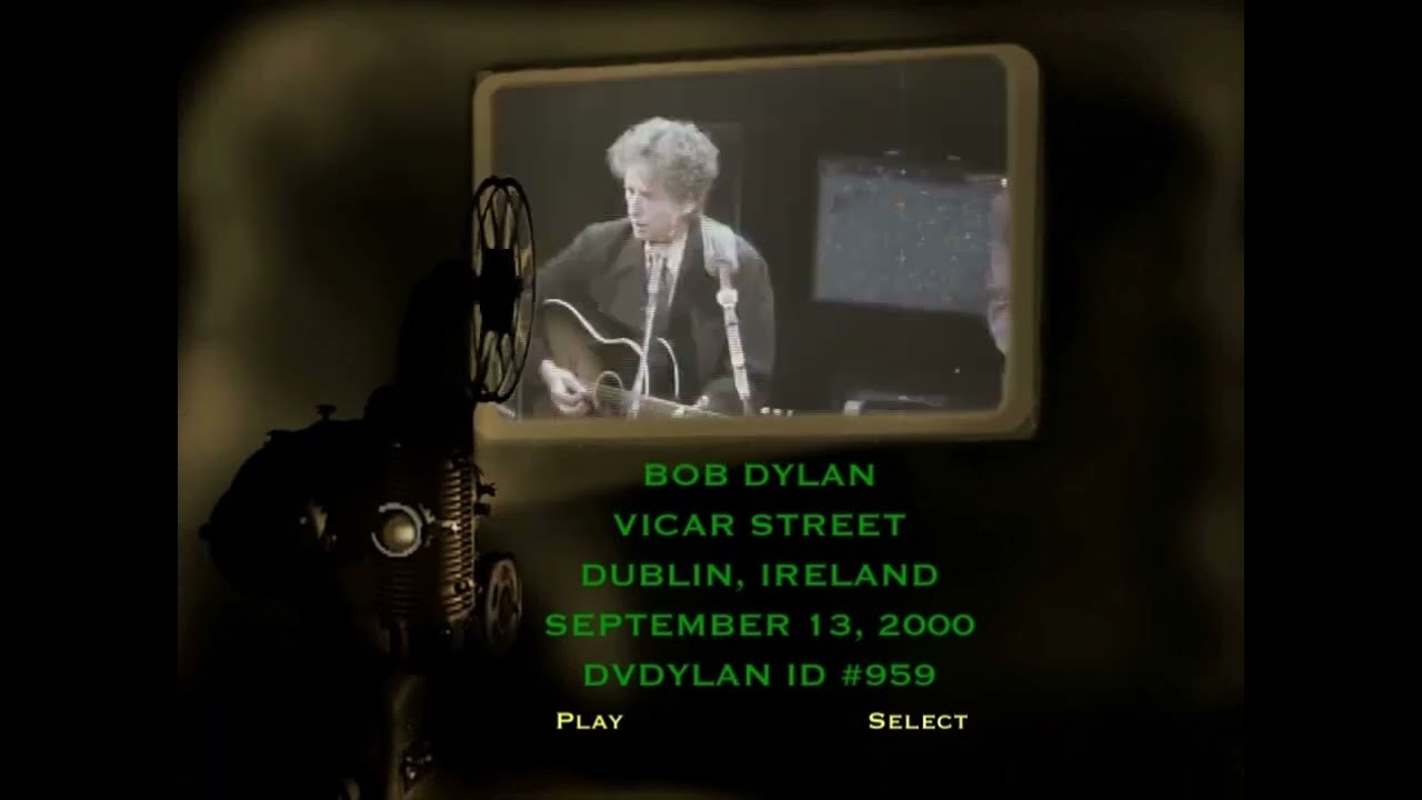Bob Dylan - Bootleg DVD - Dublin Vicar Street - September 13, 2000
